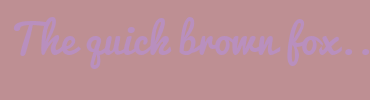 Image with Font Color B98FBE and Background Color BE8F93